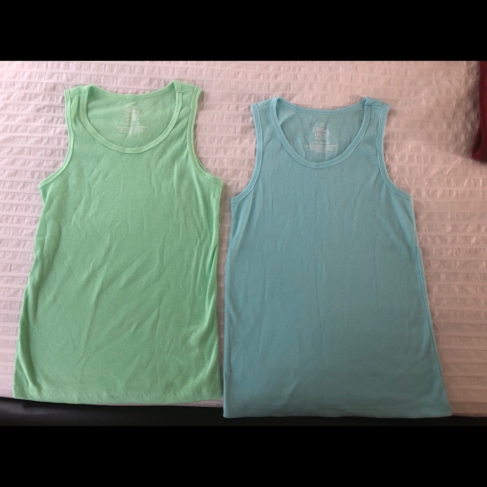 Pair of Girls Old Navy Ribbed Tanks